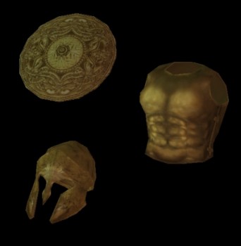 Helmet, Chestplate & Shield Quest Items