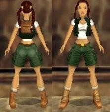 Young Lara with Backpack