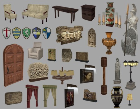 Croft Manor Objects Pack (Legend/Anniversary)