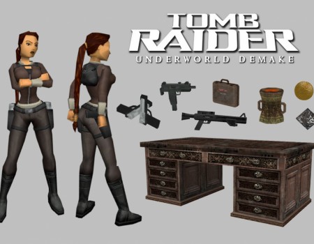 Tomb Raider: Underworld Demake Pack (Outfit + Weapons)