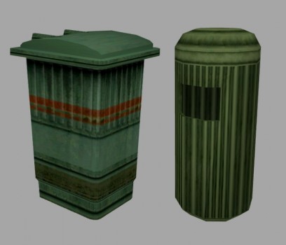 Trash bins +recolors (The Angel of Darkness)