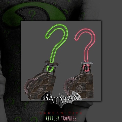 Batman arkham city riddler trophies