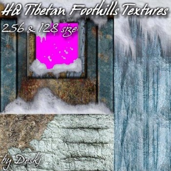 Tibetan Foothills 128/256px Remade Texture Set