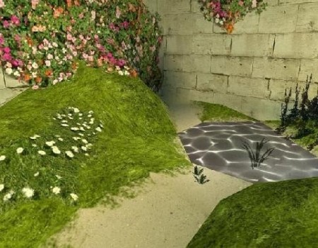 garden and greenery texture set