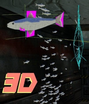 3D Sardines as fish emitter