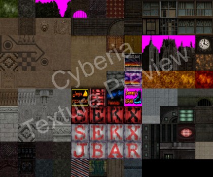 Cyberia Texture Sheet