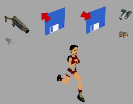 Lara and Weapons from Ninive Level