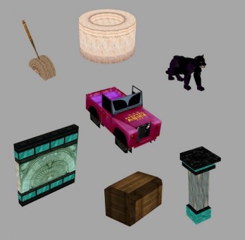 Various objects from Ninive Level Various objects from Ninive Level