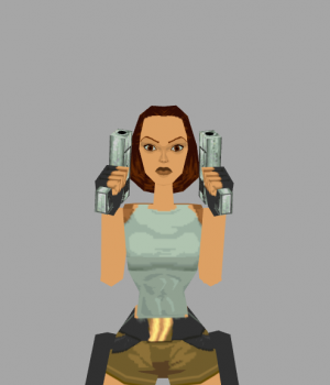 Lara's New Pistol Animations