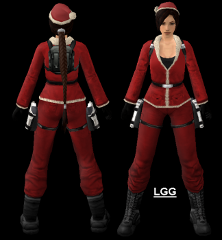 Christmas Red Winter Outfit