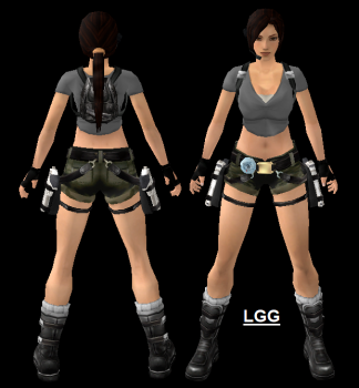 LGG Style TR Legend Camo Shorts Outfit