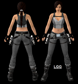 LGG Style TRU Main Long (Grey) Outfit
