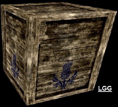 NG TR3 Pushable Scottish Crate (Old Item)