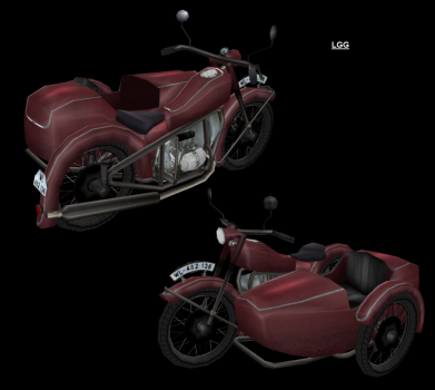 NG TR4 Motorbike (Red)