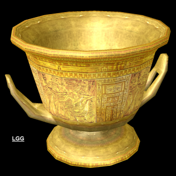 NG TR4 Pushable Golden Vase