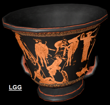 NG TR4 Pushable Greek Vase