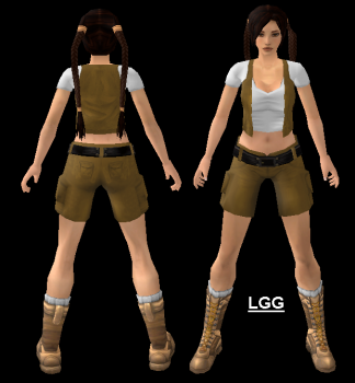 Young Lara (Yellow) Outfit