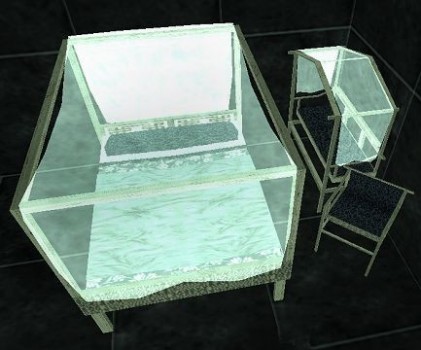 Bed and chairs 