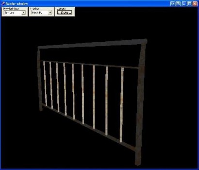 3D Metal Railing