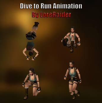 Dive to Run Animation