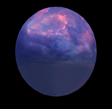 Purple Sunset Horizon
