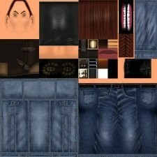 AOD Jeans Outfit Textures