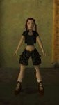 Young Lara Army Assault Outfit