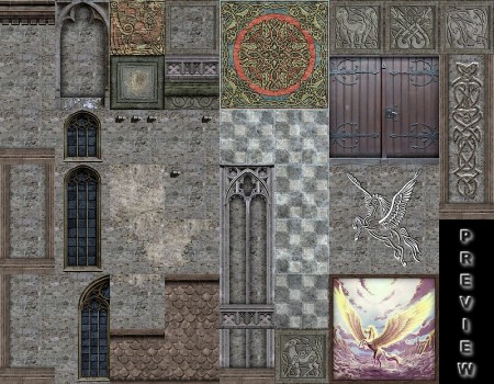Textures from "Pegasus Fairytale"