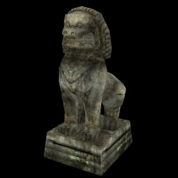 Khmer Lion Statue