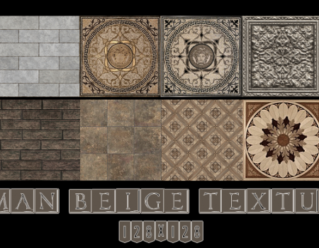 Roman beige textures