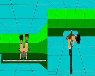 Swingpole swing animation + flip on tightrope animation