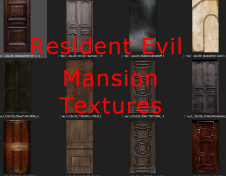 Resident Evil Remake Mansion Textures