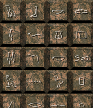 Hieroglyphic alphabet (TR4)