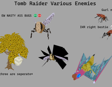 Tomb Raider Various Enemies