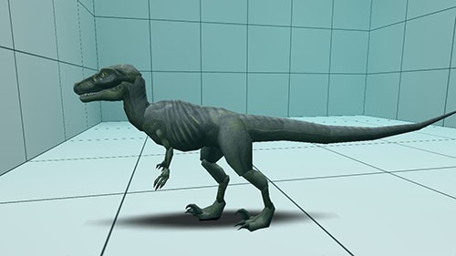 Raptor Run 3D Game 