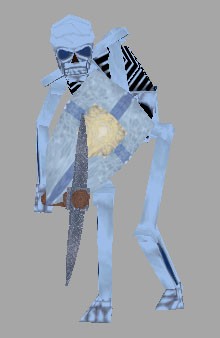 Frozen Skeleton with Pickaxe