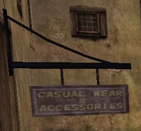 Clothing Store Sign