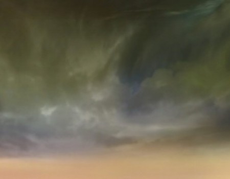 Cloudy Green Horizon