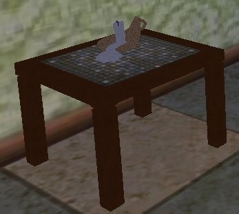 Table with Candle