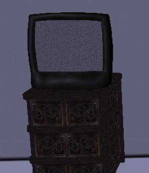 TV on a Dresser