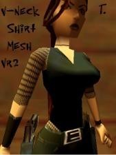 V-Neck Shirt Mesh