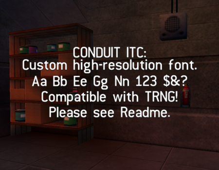 Conduit ITC v2.0 font