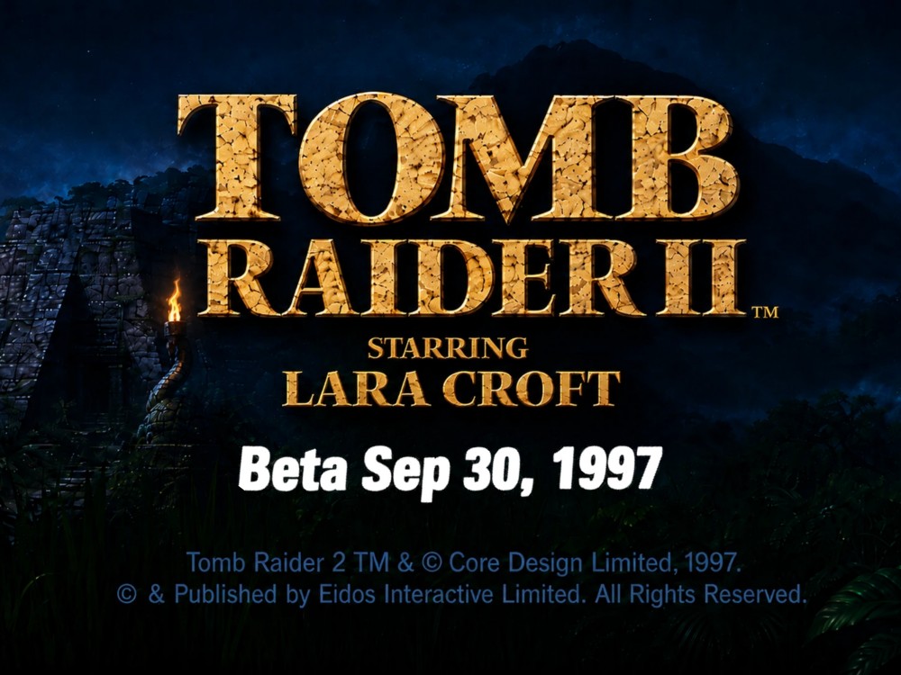 Tomb Raider II – Beta (30 Sep 1997) PC Port for TRX